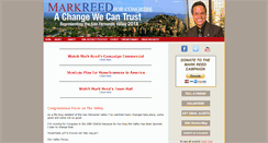 Desktop Screenshot of markreedforcongress.com